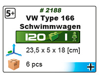 Voiture amphibie allemande VW 166 SCHWIMMWAGEN